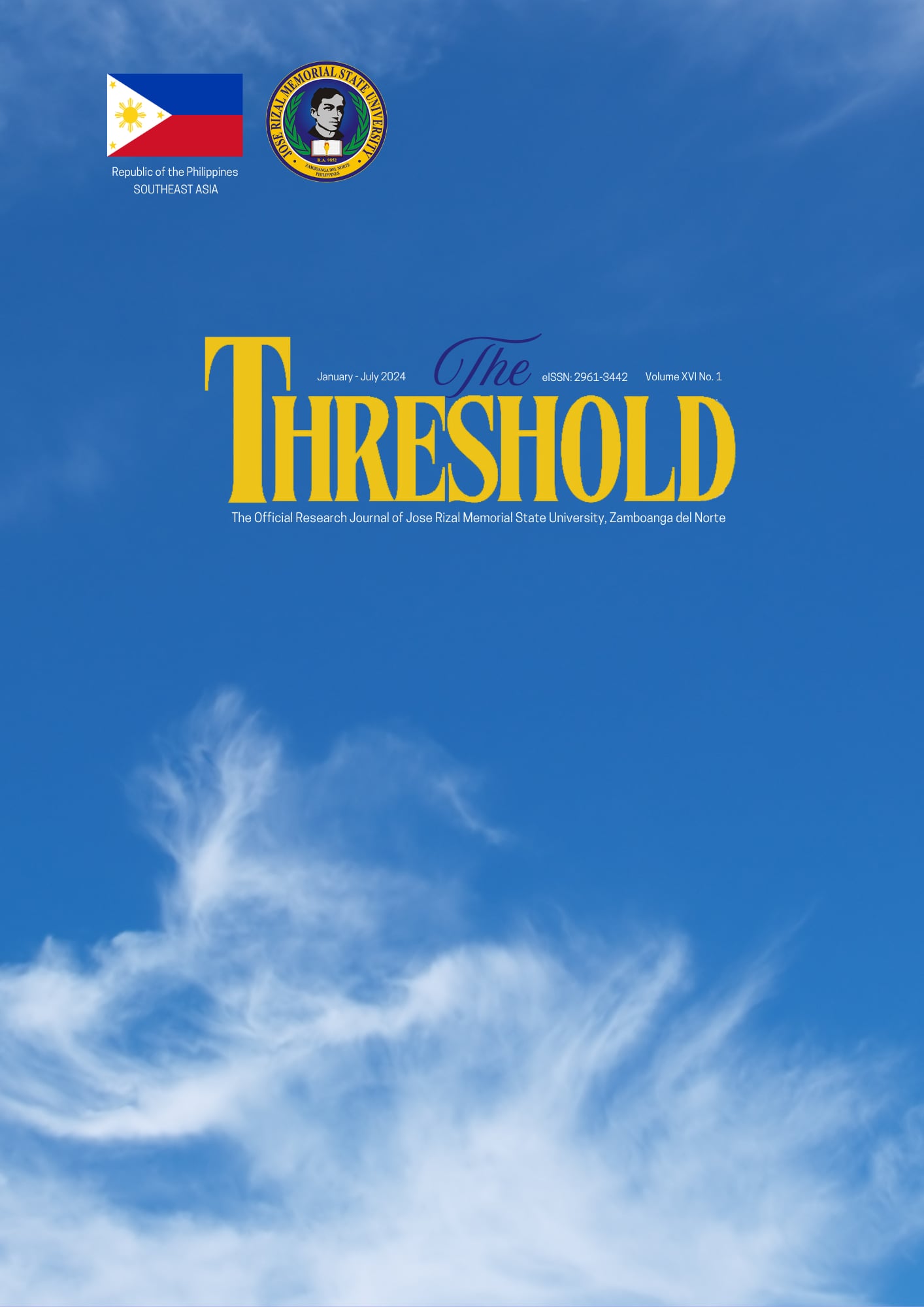 					View Vol. 16 No. 1 (2024): THE THRESHOLD
				